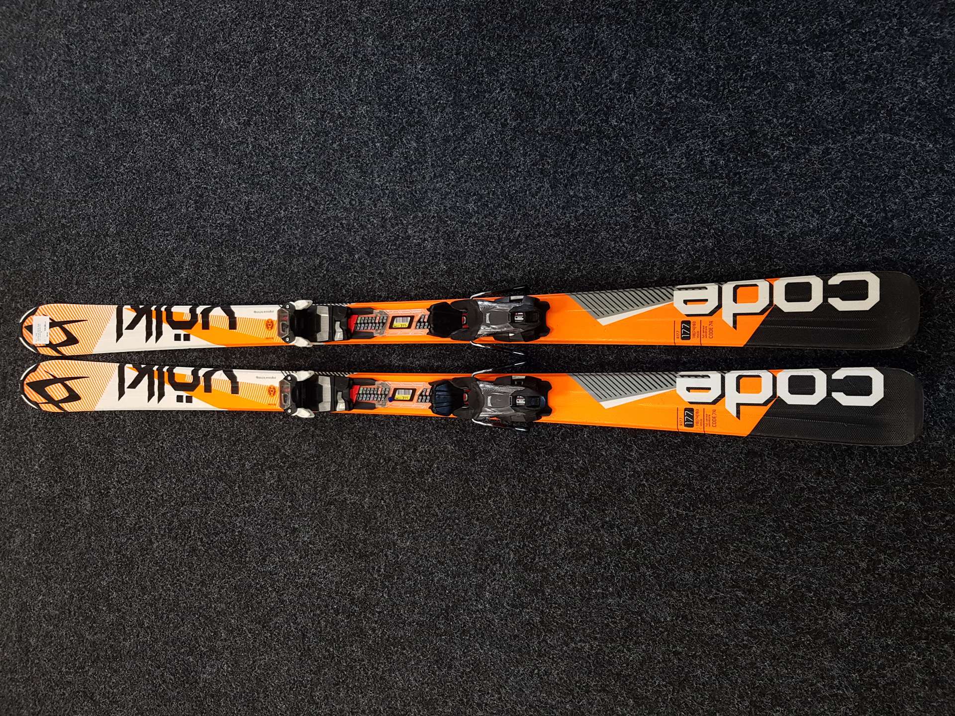 Použité lyže VOLKL Code 7.4 + viazanie Marker FDT 10