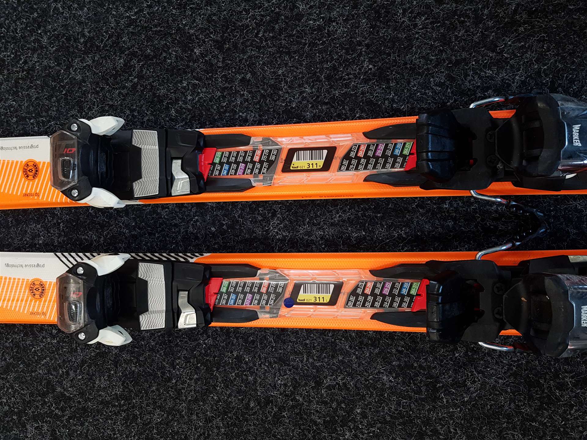 Použité lyže VOLKL Code 7.4 + viazanie Marker FDT 10